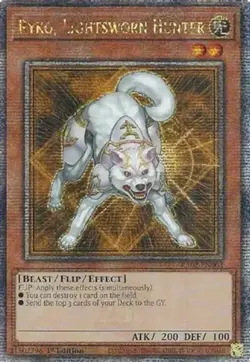 Yugioh! LP Ryko, Lightsworn Hunter - RA02-EN003 - Quarter Century Secret Rare - - Image 1
