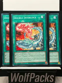 Yu-Gi-Oh! TCG Burst Protocol - Double Interlock BPRO-EN052 Lot of 3 - Image 2