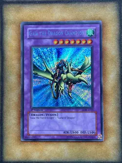 Yugioh Gaia the Dragon Champion LOB-A125 Secret Rare 1st Ed AUSTRAILIAN VLP - Image 1