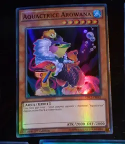 Yu-Gi-Oh SUPER RARE CARD CARTE DRL2-FR041 AQUACTRICE AROWANA VF 1ERE ED NEUF - Image 1
