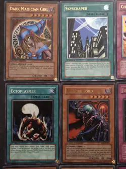 Lot of 9 Konami Yugioh 1996 Cards All Foil Holo 1st Ed Lt Ed & Rare Mix - Image 2