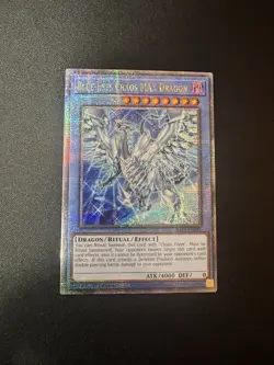 Blue Eyes Chaos Max Dragon (Alt Art) Quarter Century Secret RA04-EN051 LP! - Image 1
