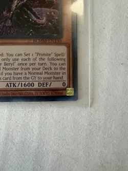 Yu-Gi-Oh! Primite Dragon Ether Beryl BLMM-EN130 1st Edition (Secret Rare) - Image 4