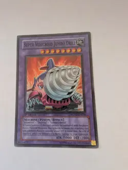 YUGIOH SUPER VEHICROID JUMBO DRILL POTD-EN036 1ST SUPER (NM) - Image 1