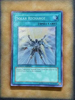 Yugioh Solar Recharge ANPR-ENSE1 Super Rare Limited Edition LP - Image 1