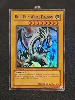 Yu-Gi-Oh! Blue-Eyes White Dragon SKE-001 1st Ed. Light Played *FREE SHIPPING*💥 - Image 1