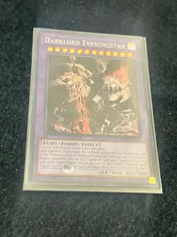 Yugioh Burst Protocol Darklord Eveningstar Secret Rare BPRO-EN036 - Image 3