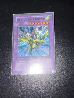 Yugioh HP Gaia the Dragon Champion Ultra Rare Name & Reverse Foil Error LOB-125 - Image 2