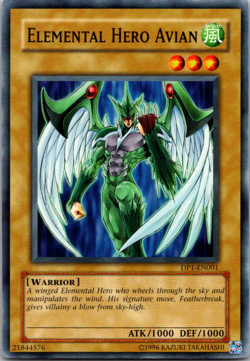 Elemental Hero Avian - DP1-EN001 - LP - Common - Unlimited - Yugioh - Image 1