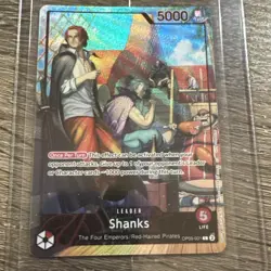 Shanks (2025 PSA Magazine Promo) OP09-001 One Piece Promotion Cards Foil - Image 1