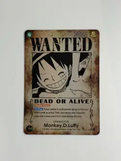 One Piece TCG Wanted Poster Monkey D Luffy OP13-118 SEC - Image 1