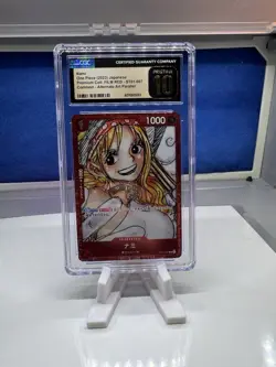 2023 One Piece Japanese Premium Film Red Alt Art Nami #ST01-007 CGC 10 PRISTINE - Image 1