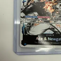 One Piece Starter Deck 22: Ace & Newgate ST22-001 Parallel Alternate Alt Leader - Image 4