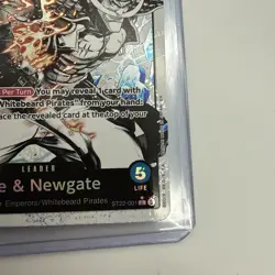 One Piece Starter Deck 22: Ace & Newgate ST22-001 Parallel Alternate Alt Leader - Image 5