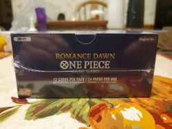 One Piece OP-01 Romance Dawn SEALED Booster Box English White Bottom - Image 2