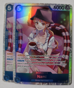 Nami OP11-054 Super Rare A Fist of Divine Speed Straw Hat Crew ONE PIECE TCG x2 - Image 1