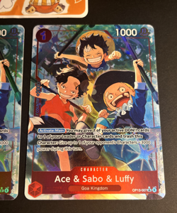 2x (Alternate Art) Ace & Sabo & Luffy (OP13-007) | One Piece English - Image 3