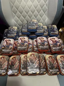Bandai Namco One Piece Tin Pack Set Vol. 2 Tins lot of 30- ALL SEALED TINS - Image 1