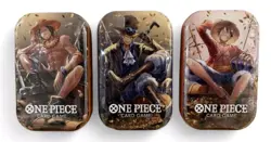 One Piece TCG Tin Pack Set Vol. 2 (TS-02, OP13) New Factory Sealed Set Of 3 - Image 1