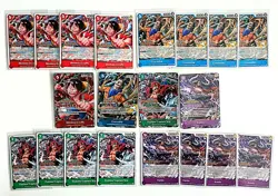 One Piece OP05 Treasure Cruise Winner-Entrant Bundle, Luffy Kid Crocodile Kaido - Image 1