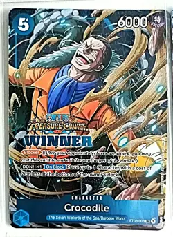 One Piece OP05 Treasure Cruise Winner-Entrant Bundle, Luffy Kid Crocodile Kaido - Image 4
