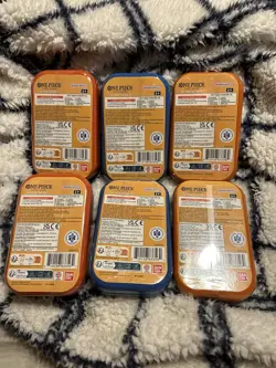 One Piece Tin Pack Set Vol 2 Lot of 6 - TS-02 OP-13 - Factory Sealed - Image 2