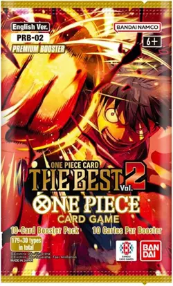 PRB02 The Best Vol.2 English Booster Pack One Piece Card Game - Image 1