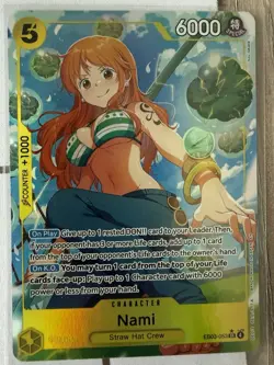 Nami Secret Rare Alt Art - One Piece TGC Heroines Edition EB03 - 53 EN - Image 3