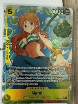 Nami Secret Rare Alt Art - One Piece TGC Heroines Edition EB03 - 53 EN - Image 4