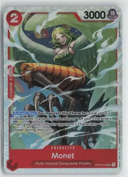 One Piece TCG Monet SR OP10-016 Royal Blood English - Image 1