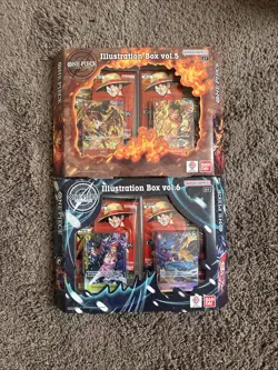 One Piece TCG Illustration Box Vol 5 and Vol 6 BUNDLE SEALED - Image 1