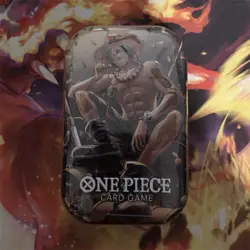 Bandai One Piece CCG Tin Pack Set Vol.2 Ace Promo Kit Promo Booster English - Image 1