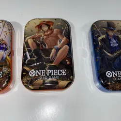 One Piece Card TCG Vol 2 Mini Tin Set of 3 (TS-O2, OP-13) Brand New & Sealed - Image 4