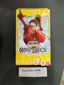 One Piece Card Game: Egghead Starter Deck ST-29 - English Bandai - New/Sealed - Image 1