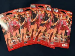 ONE PIECE Heroines EB-03 Lot x5 Sleeved Booster pack English Ships Today - Image 1