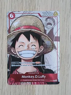 Monkey.D.Luffy (Alternate Art) P-001 25th Anniversary One Piece Promotion Cards - Image 1