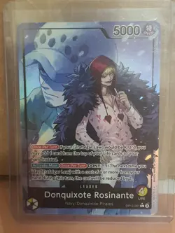 Donquixote Rosinante Leader Alt Art OP12-061 Card Bandai One Piece CCG - Image 1