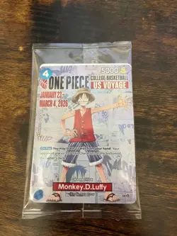 Monkey.D.Luffy (055) (College Basketball US Voyage) P-055 One Piece Promotion... - Image 1