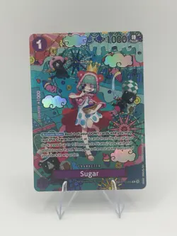 One Piece Sugar OP10 OP14 Special Full Art Holo 1000 Power Bandai Card - Image 1