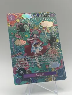 One Piece Sugar OP10 OP14 Special Full Art Holo 1000 Power Bandai Card - Image 3
