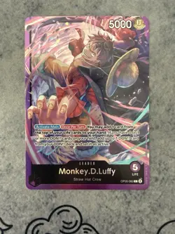 Monkey D Luffy - OP05-060 L - ST18 Leader - One Piece - English - Foil - Alt Art - Image 1