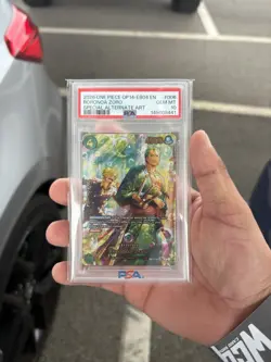 2026 ONE PIECE THE AZURE SEA'S SEVEN SPECIAL ALT ART #006 RORONOA ZORO PSA 10 - Image 1