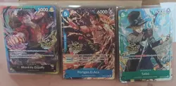 Monkey D. Luffy Ace Sabo 3rd Anniversary Promo Alt Art One Piece CCG - Image 1