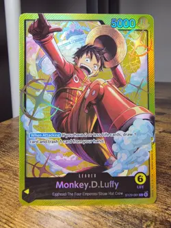 Monkey.D.Luffy (001) ST29-001 Starter Deck 29: Egghead Foil NM One Piece - Image 1