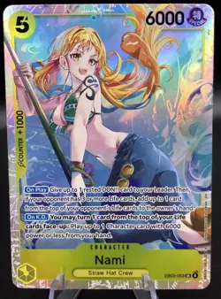 ONE PIECE NAMI EB03-053 SUPER RARE ENGLISH - Image 1