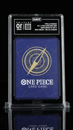 One Piece Card Monkey.D.Luffy Snake Man OP11-118 MANGA TAG PRISTINE 10 POP 1 - Image 2