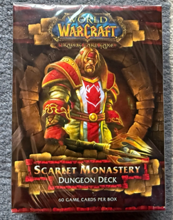 World of Warcraft TCG game Scarlet Monastery dungeon deck - new in Shrink ! - Image 1