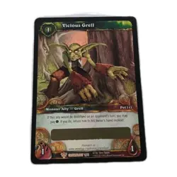 Vicious Grell World of Warcraft Crown Loot Card LP Unscratched Unused Wow Tcg - Image 2