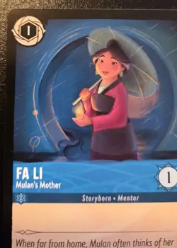 Fa Li - Mulan's Mother 143/204 Common Ursula's Return Disney Lorcana TCG - Image 2