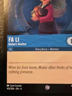 Fa Li - Mulan's Mother 143/204 Common Ursula's Return Disney Lorcana TCG - Image 4